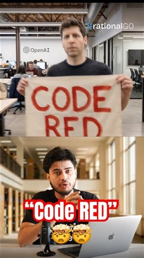 Code RED openAI. 🤯🤯#artificialintelligence #ai #rationalgo #chatgpt #codered