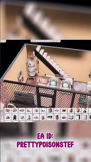 🧸 Creepy Cheerful Basement Design The Sims 4 Speed Build ASMR #shorts