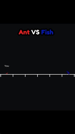 Ant VS Fish #ant #fish #ultimatebattle #yomihustle #1v1