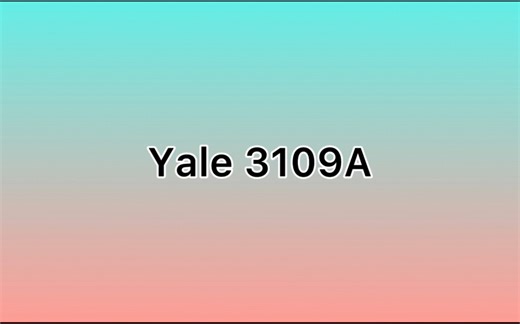Yale 3109A设置及使用方法