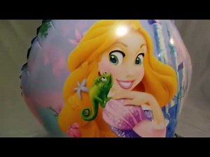 RAPUNZEL MYLAR BALLOON INFLATION AND DEFLATION NO POPPING