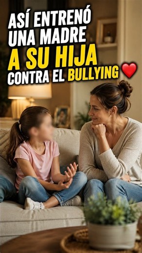 How a mother trained her daughter against bullying ❤️