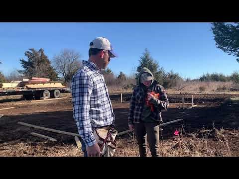 Building a Hunting Cabin in Kansas! Day 1: Foundation