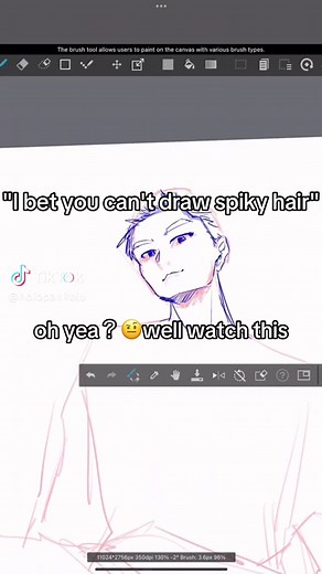 How to Draw Spiky Hair: The 'I Bet You Can't' Challenge