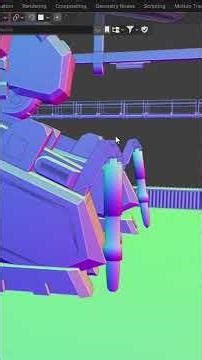 How i made my giant mech in blender! #3d #blender #blender3d #3danimation #render