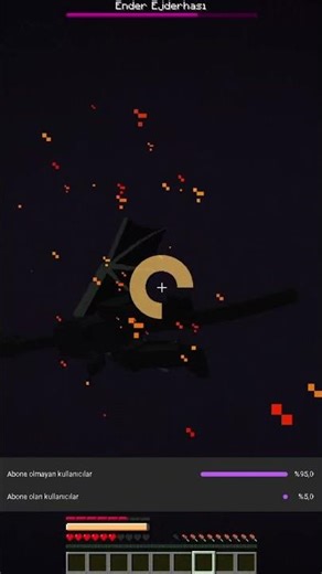 Minecraft'da İRON MAN olarak END EJDERHASI İLE KAPIŞTIM #minecraft #minecraftshorts #ironman