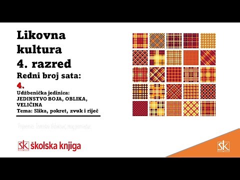 4. sat: 4.r. - Likovna kultura - Jedinstvo boja, oblika i veličina (kolaž)