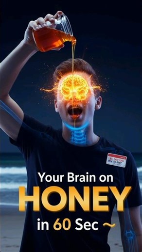 🍯➡️🧠 What Honey Does to Your Brain! (Mind-Blowing) 🔥 #brainhealth #anatomy #shorts #short #ytshorts