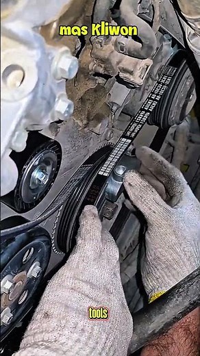 Step-by-Step Car Serpentine Belt Replacement Guide#shorts #automotive #satisfying #engineering #diy