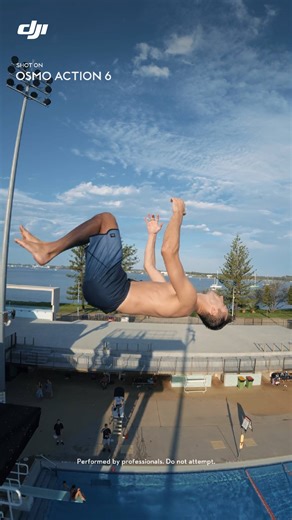 A deep breath. A step forward.💦 With Osmo Action 6, this high‑platform dive is captured all the way down—waterproof up to 20 meters without a case. True‑to‑life underwater colors and dive data recorded in one smooth shot. Tag the friend who should watch this with you 👀 🚫 Performed by professionals. Do not attempt. 🎥: haydensummers #DJI #OsmoAction6 #ActionCamera #UnderwaterVibes #SquareSensor #ShotOnDJI #UnderwaterCamera #HighDive | DJI