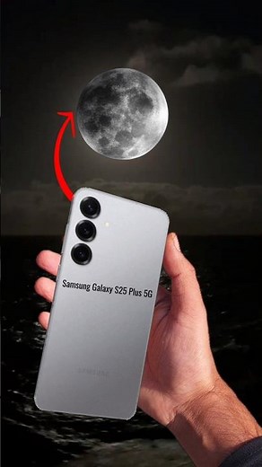 Samsung Galaxy S25 plus 30X Zoom Super moon 😱😱