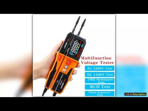 PM8200B Waterproof and Dustproof Intelligent ACDC Voltage Measurement Instrument with RCD Testing a
