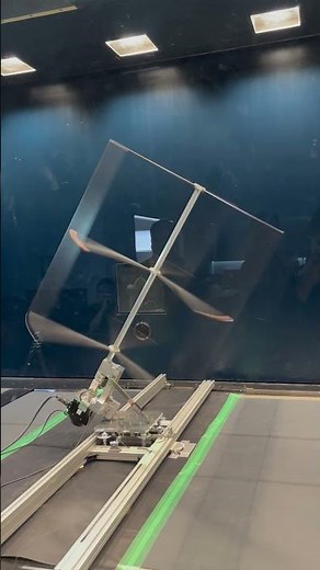 浮体式垂直軸型風車(FAWT)のための風洞試験