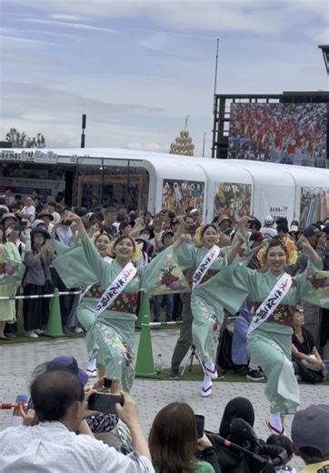 関西万博 東北絆まつり 初めてのお祭りばかりて とても良かったです 次は現地で見てみたい #万博 #関西万博 #東北絆まつり #さんさ踊り #花笠祭り #東北