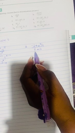 Algebraic Expressions (Division)