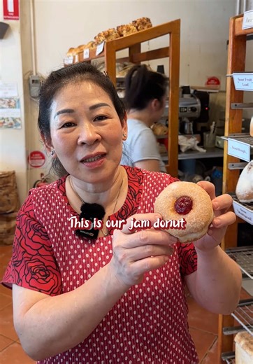 Delicious Jam Donuts at Montmorency Bakehouse!