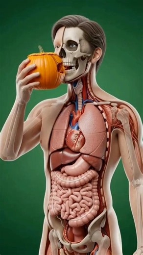 What Happens Inside Your Body After Eating Pumpkin | 3D Medical Animation