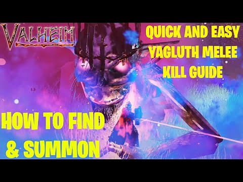 Valheim - How To Easily Find & Defeat Yagluth (Final Boss) USING MELEE ATTACKS