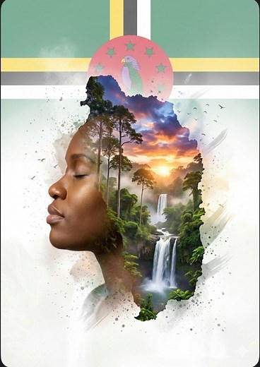 🇩🇲 Dominica isn’t just where I’m from — it’s who I am. This little emerald gem in the Caribbean has shaped my character, my courage, and my faith. We’re not the typical island… we are the Nature Isle of the Caribbean — the land of 365 rivers, boiling lake, black & white sand beaches, towering waterfalls, hot springs, and untouched rainforest that whispers stories older than we can imagine. We are the home of the Kalinago people, the guardians of our first heritage. We are the island where the 