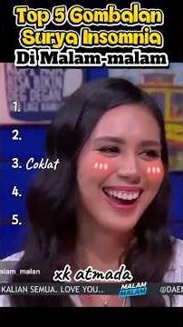 Top 5 Gombalan Surya Insomnia di Malam-malam - Surya On Fire #videolucu #malammalam #suryainsomnia