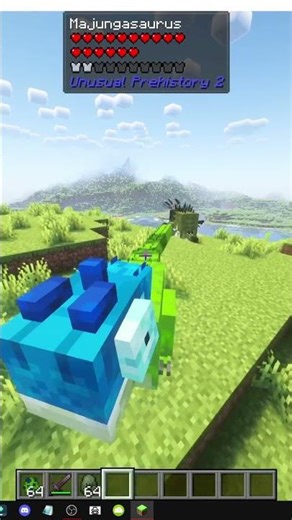 HOW TO GET the MAJUNGASAURUS in MINECRAFT Unusual Prehistory 2