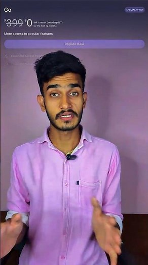 ChatGPT Go Plan Free in India 😱 | 10x Image Generation & Message