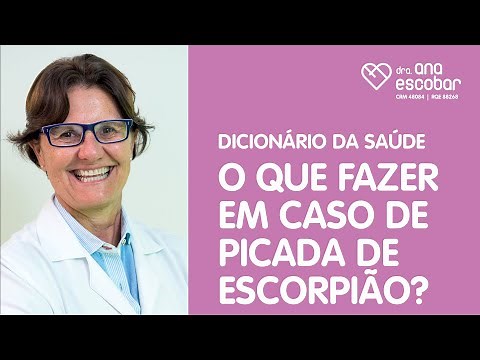 O que fazer em caso de picada de escorpião?