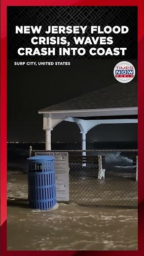 NEW JERSEY FLOODS: Powerful Nor’easter Swamps Roads on Long Beach Island