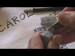 How to Design and carve a Chinese name chop seal stamp