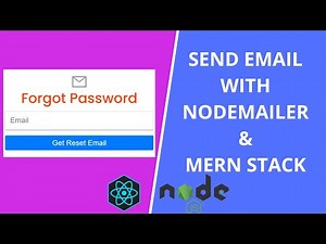 Send Email With React & NodeMailer - MERN Stack Email Tutorial