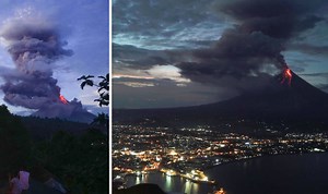 Mayon volcano LIVE: Philippines Mount Mayon forces 61,000 to flee