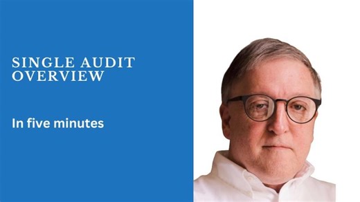 Single Audit Overview in Five Minutes | Charles B. Hall, CPA, MACC