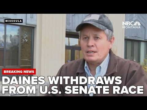 Daines withdraws from Senate race as filing closes