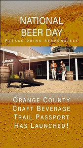 Spring has sprung and so has our Craft Beverage Trail! Come taste the craft on National Beer Day and visit any of the 30 locations on our Craft Beverage Map. Get your Orange County Craft Beverage Trail Passport today! You’ll receive discounts at select craft beverage locations AND you can also earn prizes by checking in to at least five different craft beverage locations on the trail. Simply sign-up and the pass will be delivered to your mobile device, no app downloads required. Check out our we