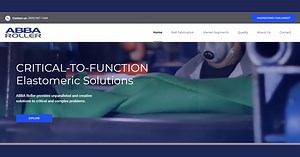 Roller capabilities include complete roller manufacture, rubber reconditioning, or roller repair.