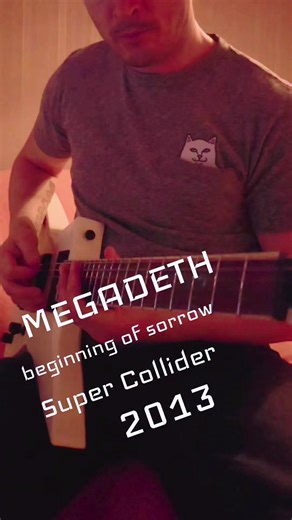 MEGADETH Beginning of Sorrow Super Collider 2013 @Megadeth @Dave Mustaine #cover #metal #davemustaine #megadeth #2013
