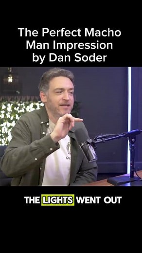 4.9M views · 125K reactions | Dan Soder explains his Macho impression to @chrisvanvliet THANKS CVV @dansoder . . . #cvv #dansoder #machoman #RANDYSAVAGE #impression #impersonation #podcast #chrisvanvliet #TheMachoverse #Machomanrandysavage | The Machoverse | Facebook