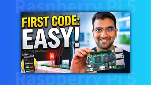 初学者的树莓派项目，使用 Python 控制 LED 灯！