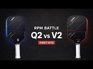 RPM Q2 vs RPM V2 Pickleball Paddle | First Impressions with Siva & Don #pickleball