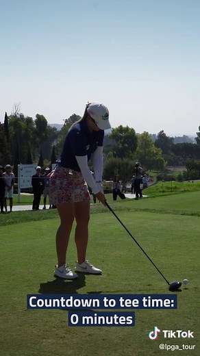 The countdown to Jodi Ewart Shadoff’s final round tee time. ⏳ #LPGA #FlexEveryAngle