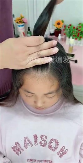 The usage methods of hair conditioner and braiding tools#Children s braiding#Compile a