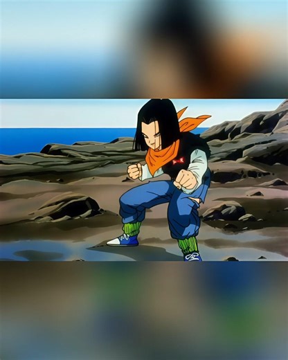 Android 17 that power ranger POSE ain't IT 🤣🤣