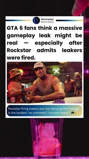 GTA 6 fans think a massive gameplay leak might be real — especially after Rockstar admits leakers