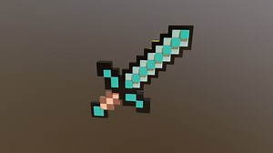 Sword Minecraft - 3D model by mizu.bl3nd