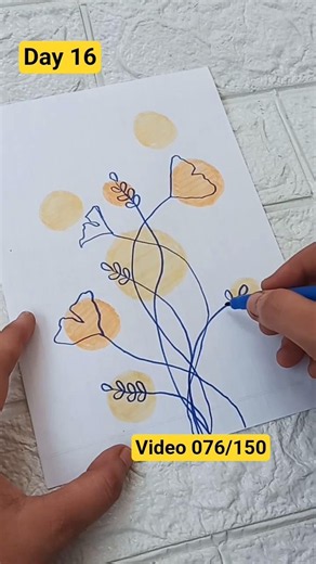 Day 16/30 Video 076/150 #blue Color with heart Notes Ideas #heart #shorts #RIYAart& craft