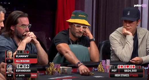 WATCH: Antonio Esfandiari Plays $824K Cooler On High Stakes Poker - Poker News