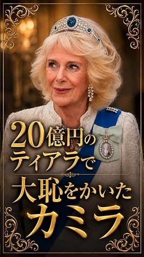 【㊗️25万回再生】20億円のティアラで大恥をかいたカミラ #イギリス王室 #英国王室 #英国王室ファミリー #カミラ王妃