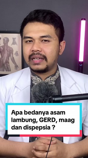 Perbedaan Asam Lambung, Maag, GERD, dan Dispepsia