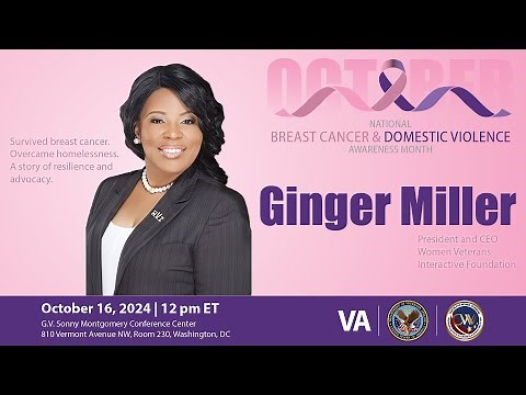 EmpowerHER: 6th Annual CWV Breast Cancer & Domestic Violence Awareness Event featuring Ginger Miller
