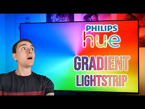Philips Hue Gradient Light Strip and Hue Play Sync Box!